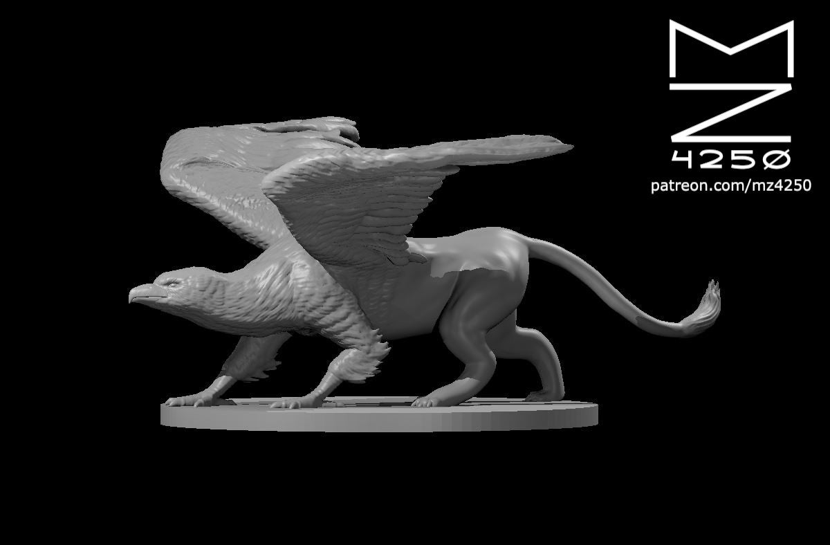 Dungeons & Dragons Griffon Miniature