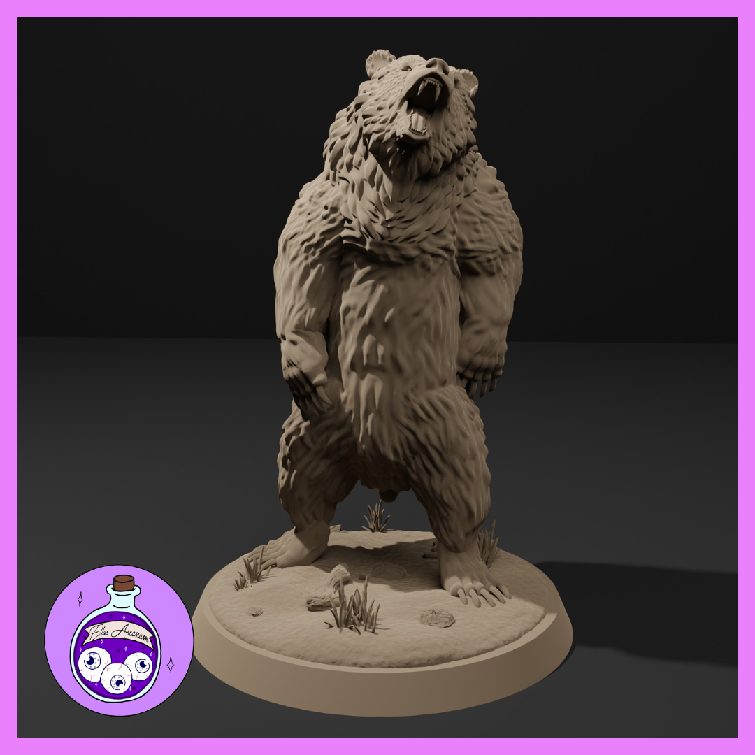 Dungeons & Dragons Grizzly Bear Miniature