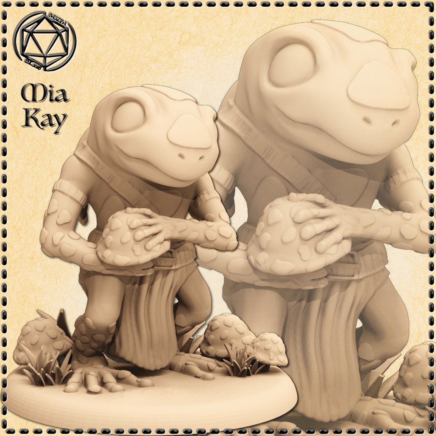 Dungeons & Dragons Grung Miniature