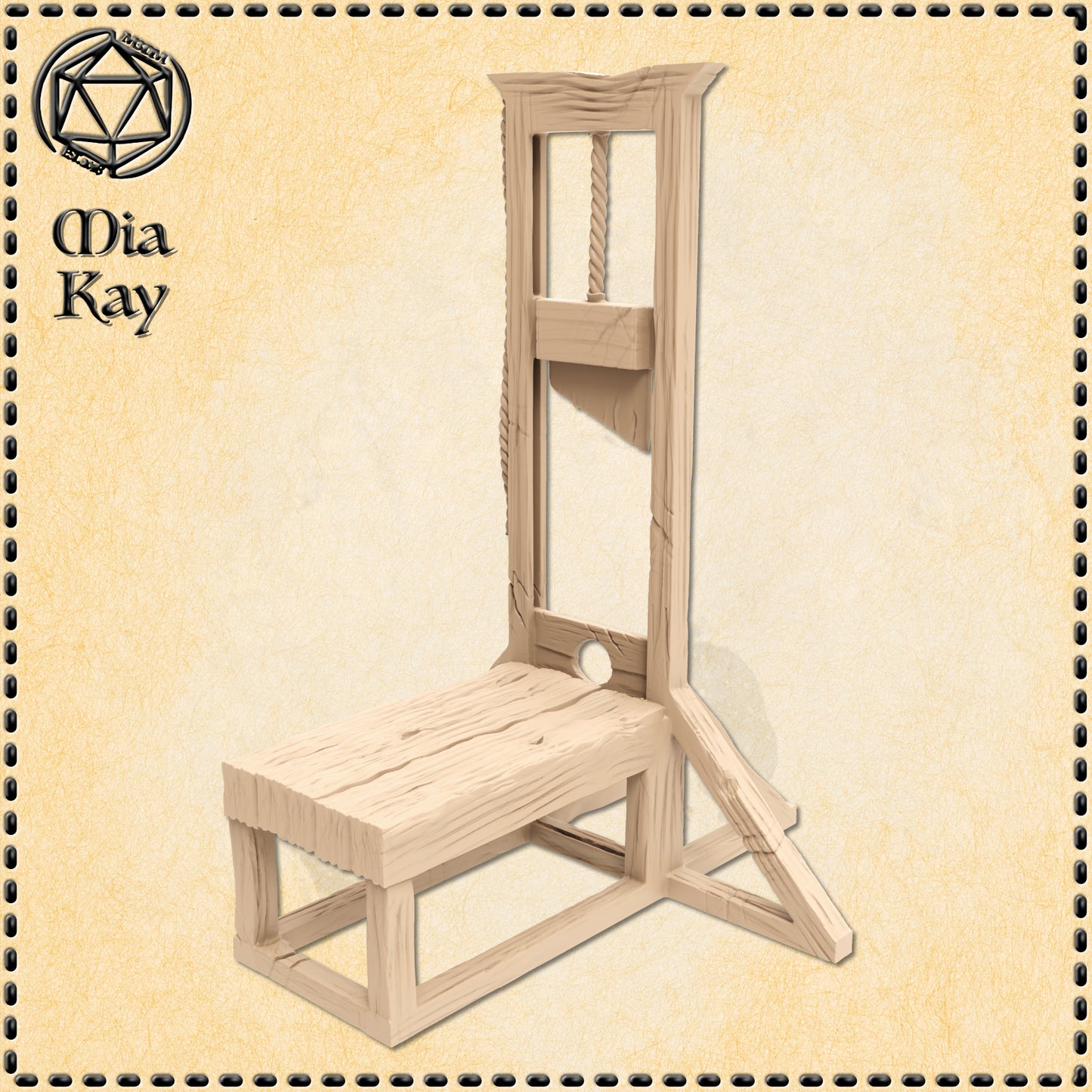 Dungeons & Dragons Guillotine Miniature