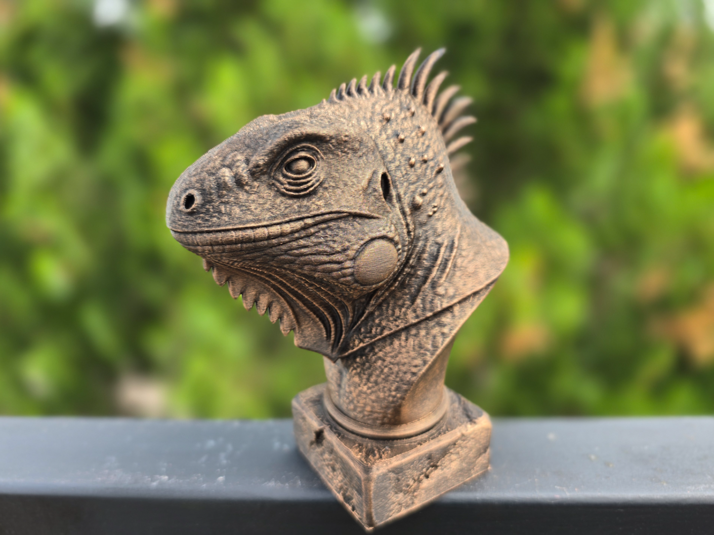 Horned Lizard Bust