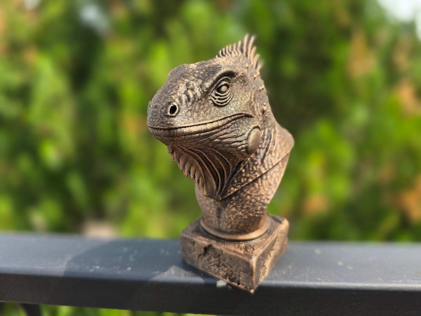 Horned Lizard Bust