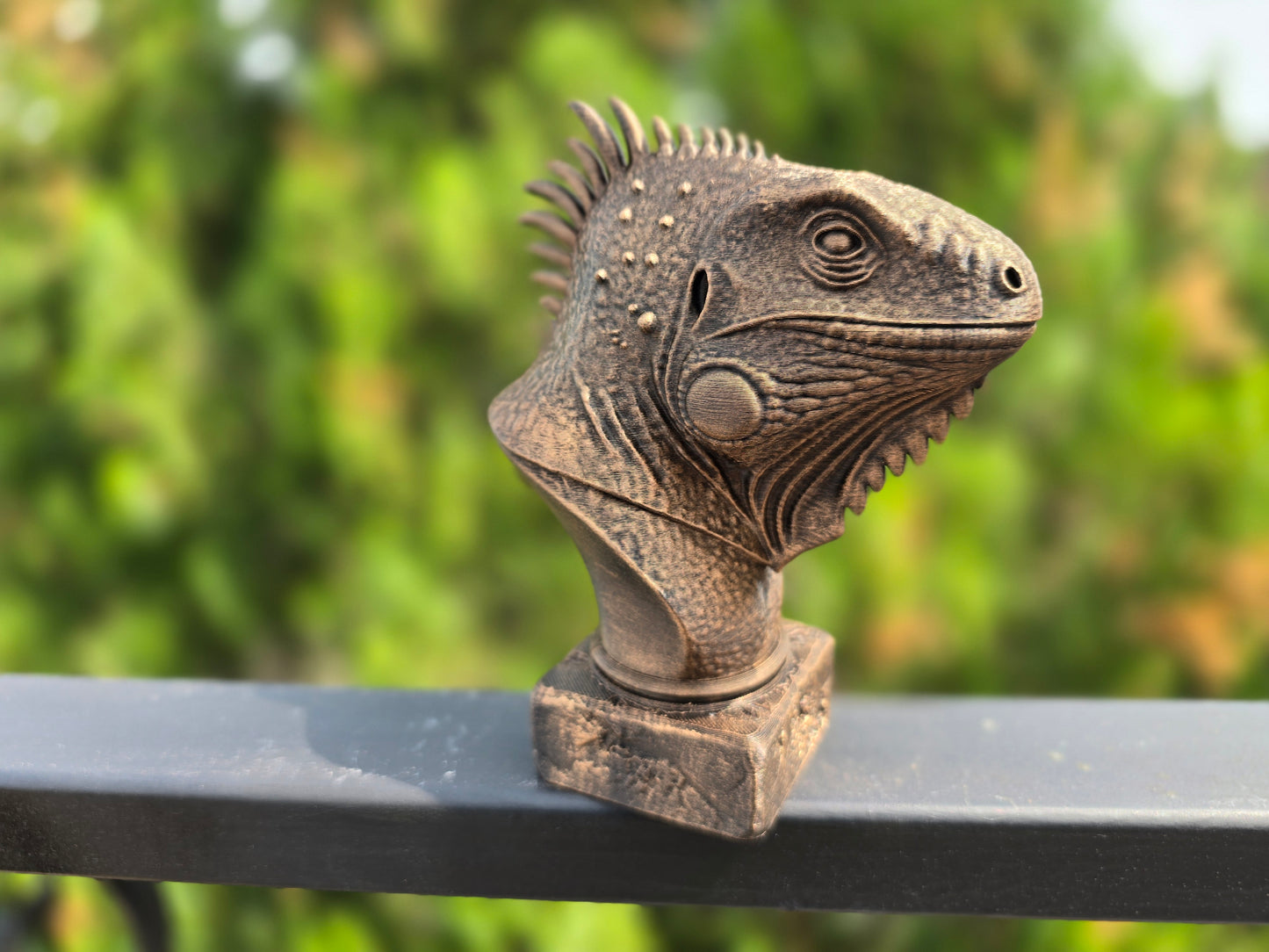 Horned Lizard Bust