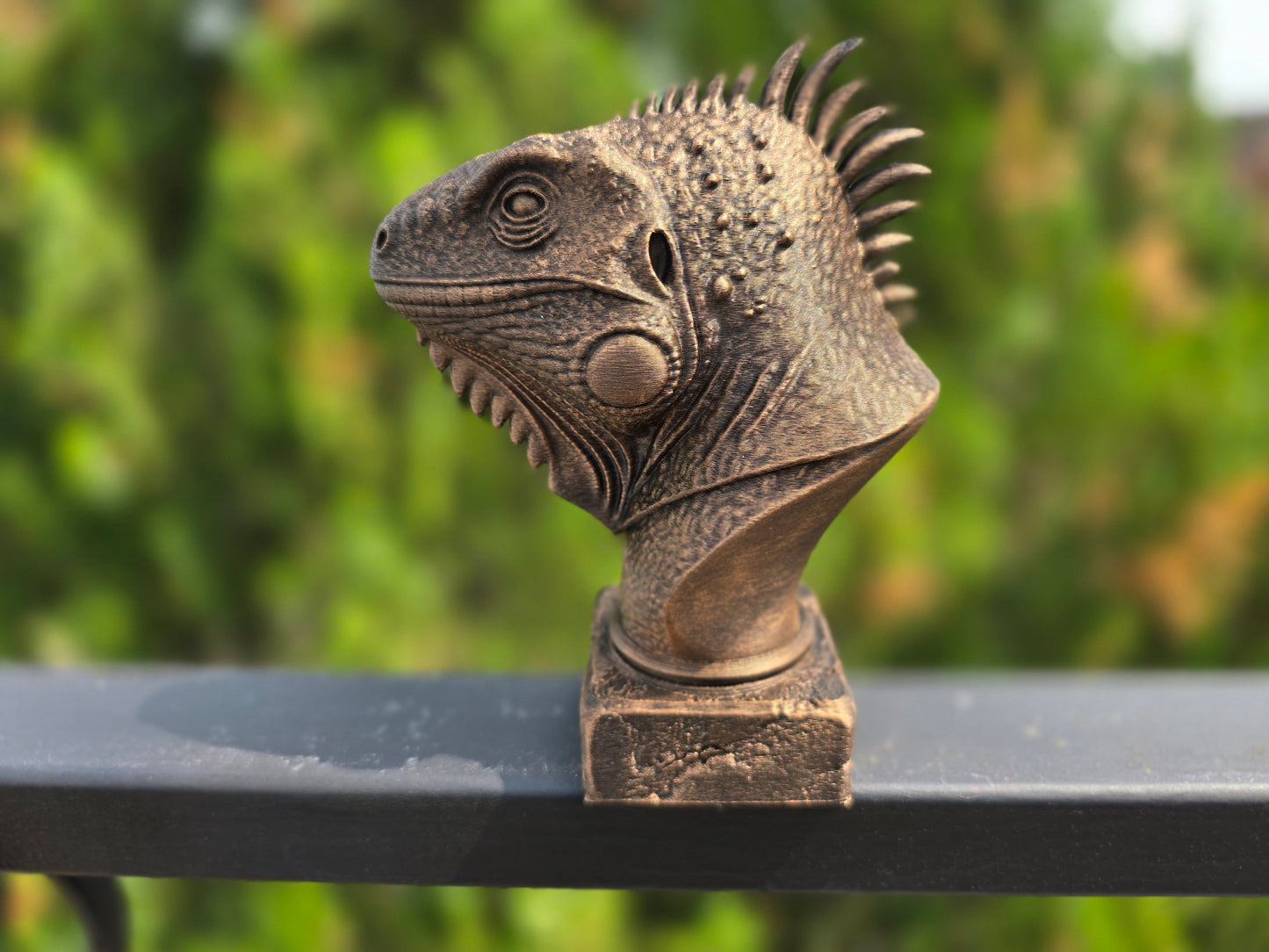 Horned Lizard Bust
