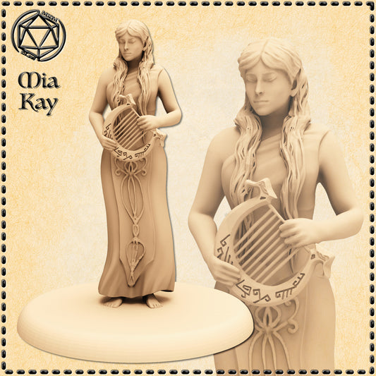 Dungeons & Dragons Half Elf Bard Miniature