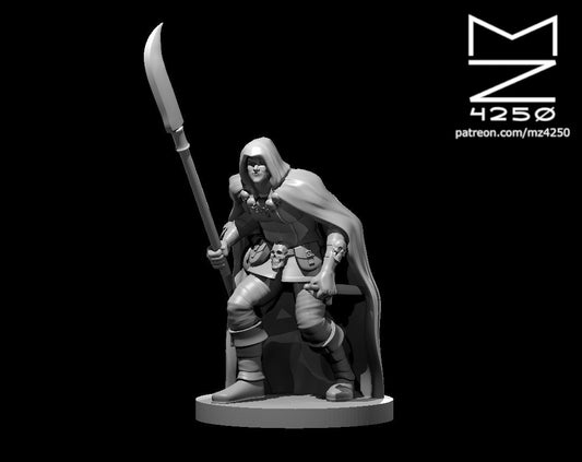 Dungeons & Dragons Half Elf Warlock Miniature