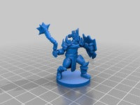 Dungeons & Dragons Half Orc Death Cleric Miniature