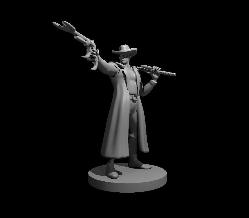 Dungeons & Dragons Half Orc Gunslinger Miniature