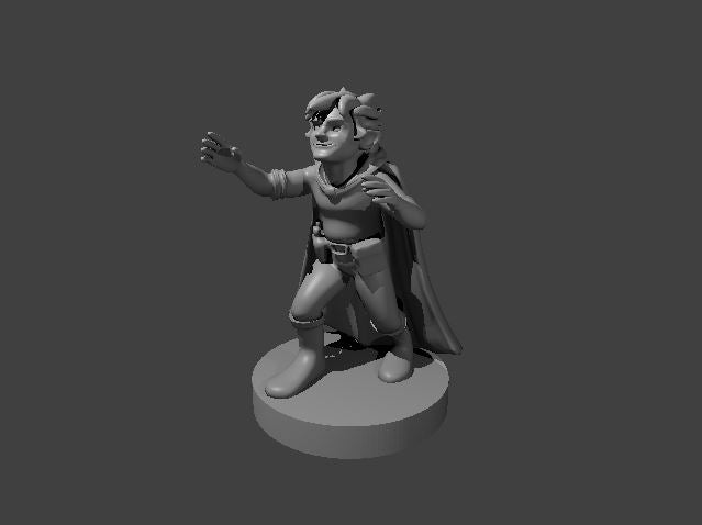 Dungeons & Dragons Halfling Male Sorcerer Miniature