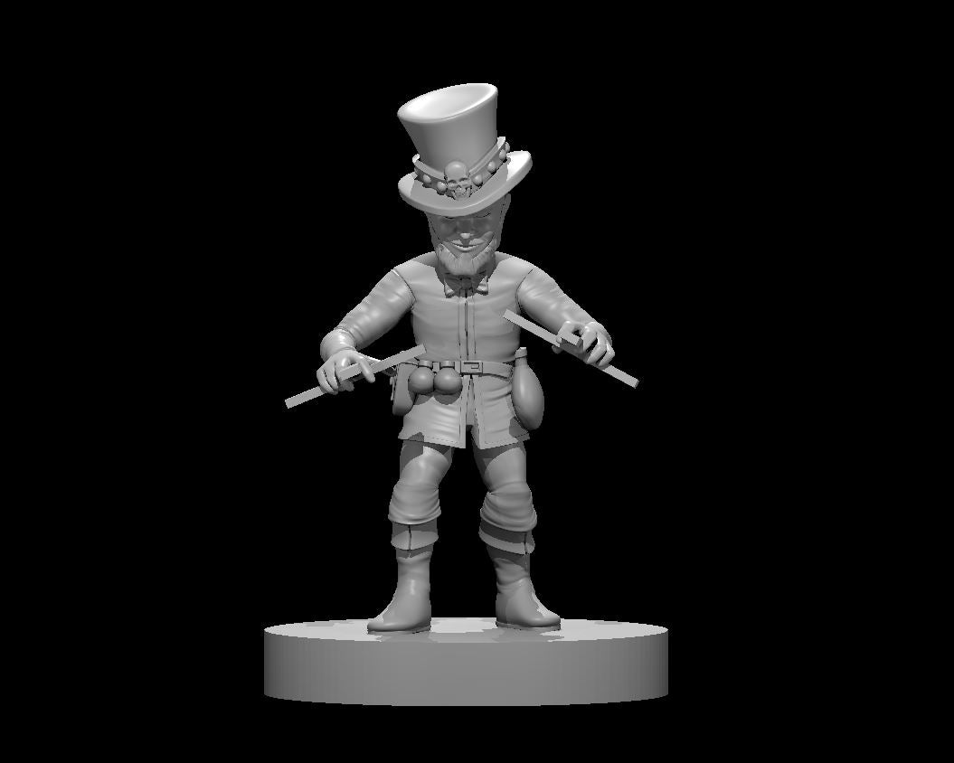 Dungeons & Dragons Halfling Male Warlock Puppeteer Miniature