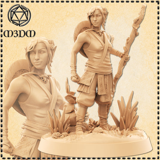 Dungeons & Dragons Halfling Monk Miniature