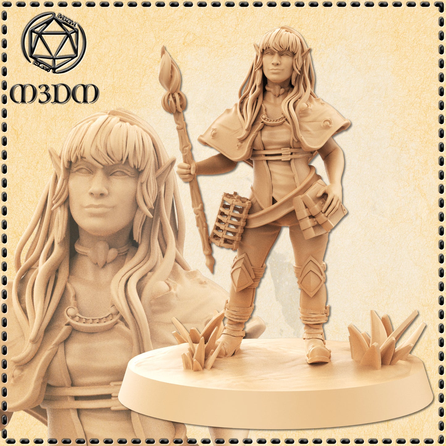 Dungeons & Dragons Halfling Warlock Miniature