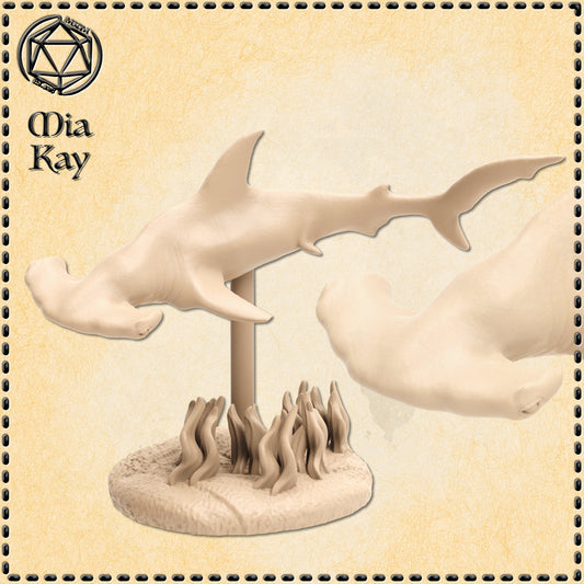 Dungeons & Dragons Hammerhead Shark Miniature