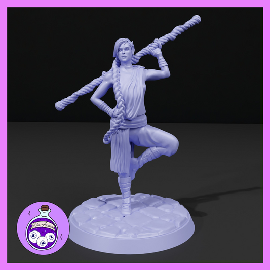 Dungeons & Dragons High Elf Monk Miniature