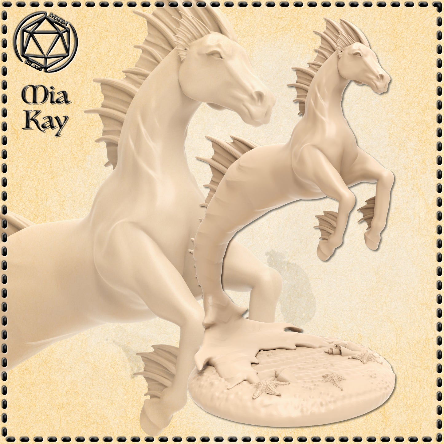 Dungeons & Dragons Hippocampus Miniature