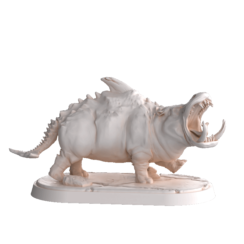 Dungeons & Dragons Hippopotamus Monstrosity Miniature
