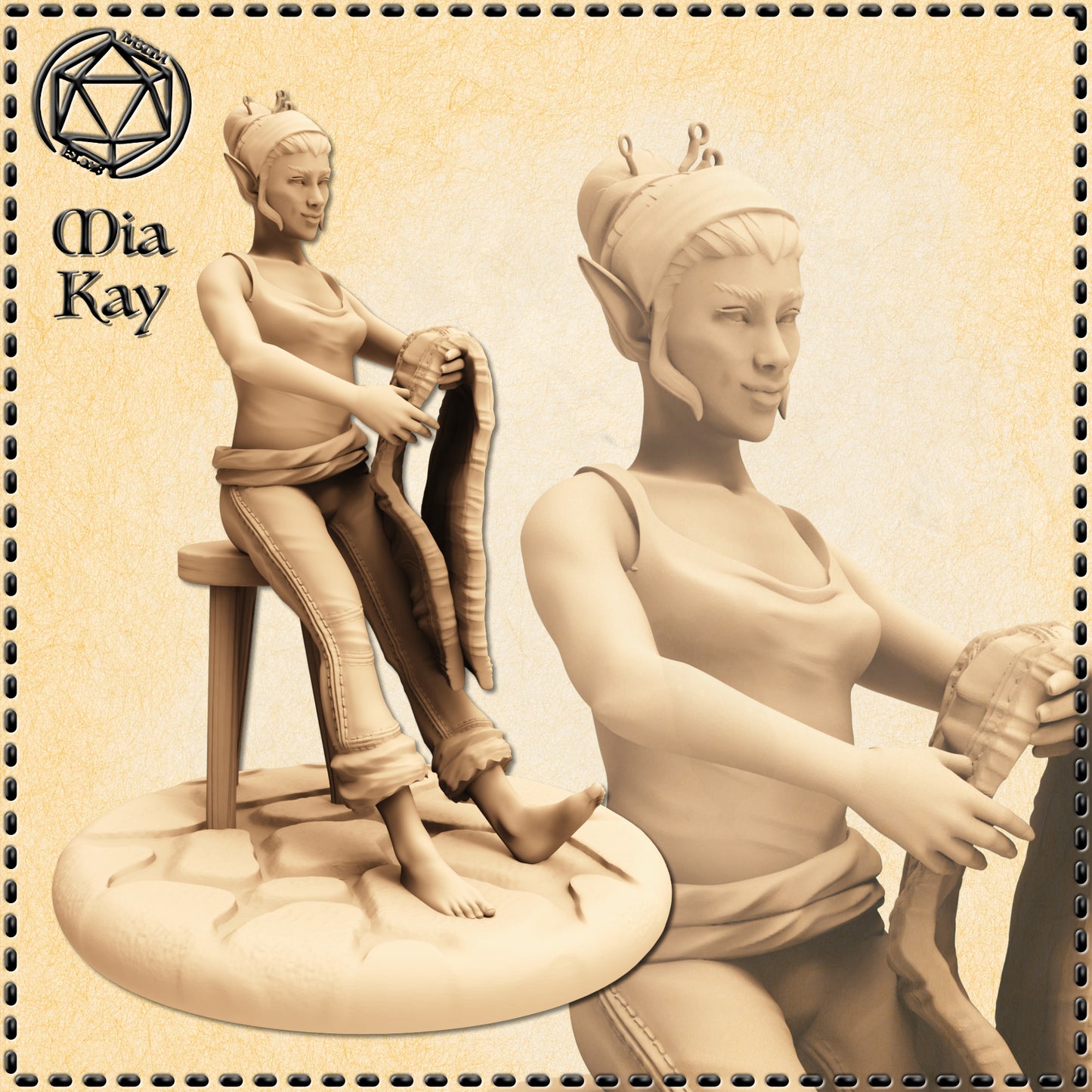 Dungeons & Dragons Hobgoblin Seamstress Miniature