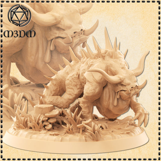 Dungeons & Dragons Hodag Cryptid Miniature