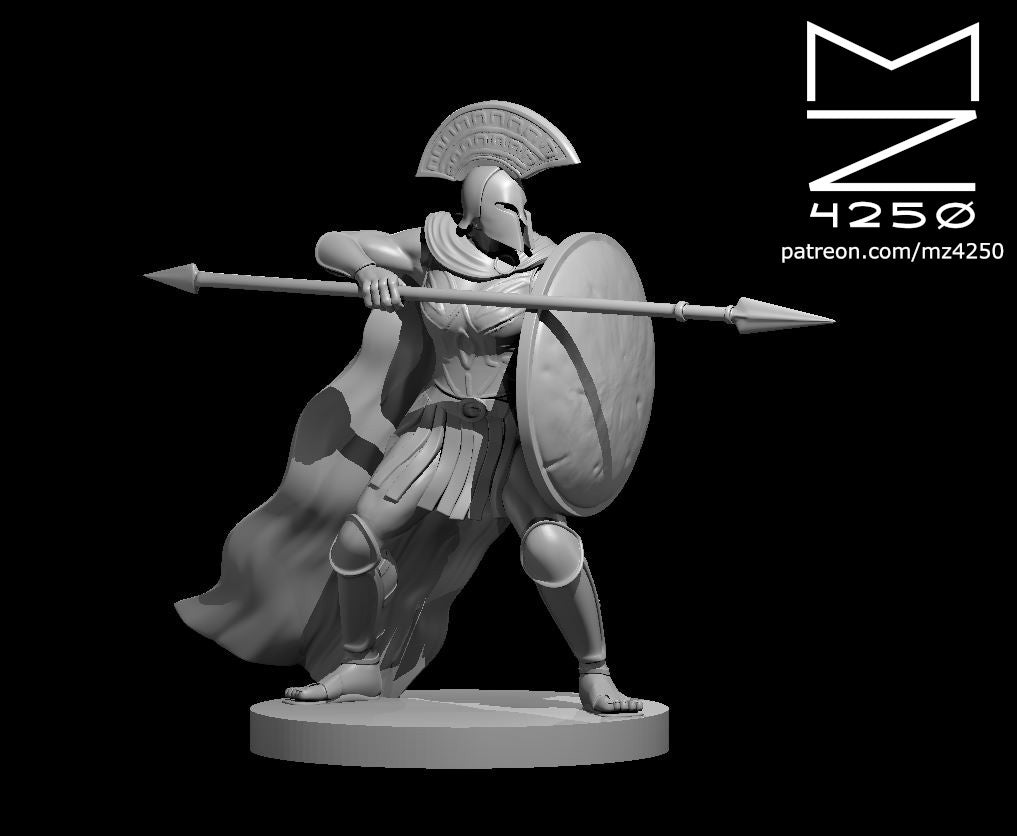 Dungeons & Dragons Hoplite Female Miniature