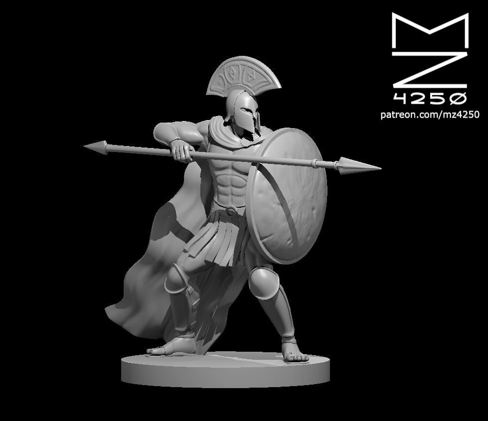 Dungeons & Dragons Hoplite Male Miniature