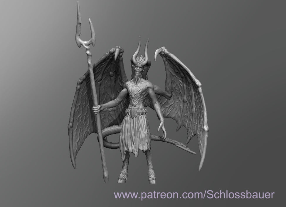 Dungeons & Dragons Horned Devil Miniature