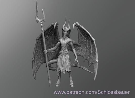 Dungeons & Dragons Horned Devil Miniature