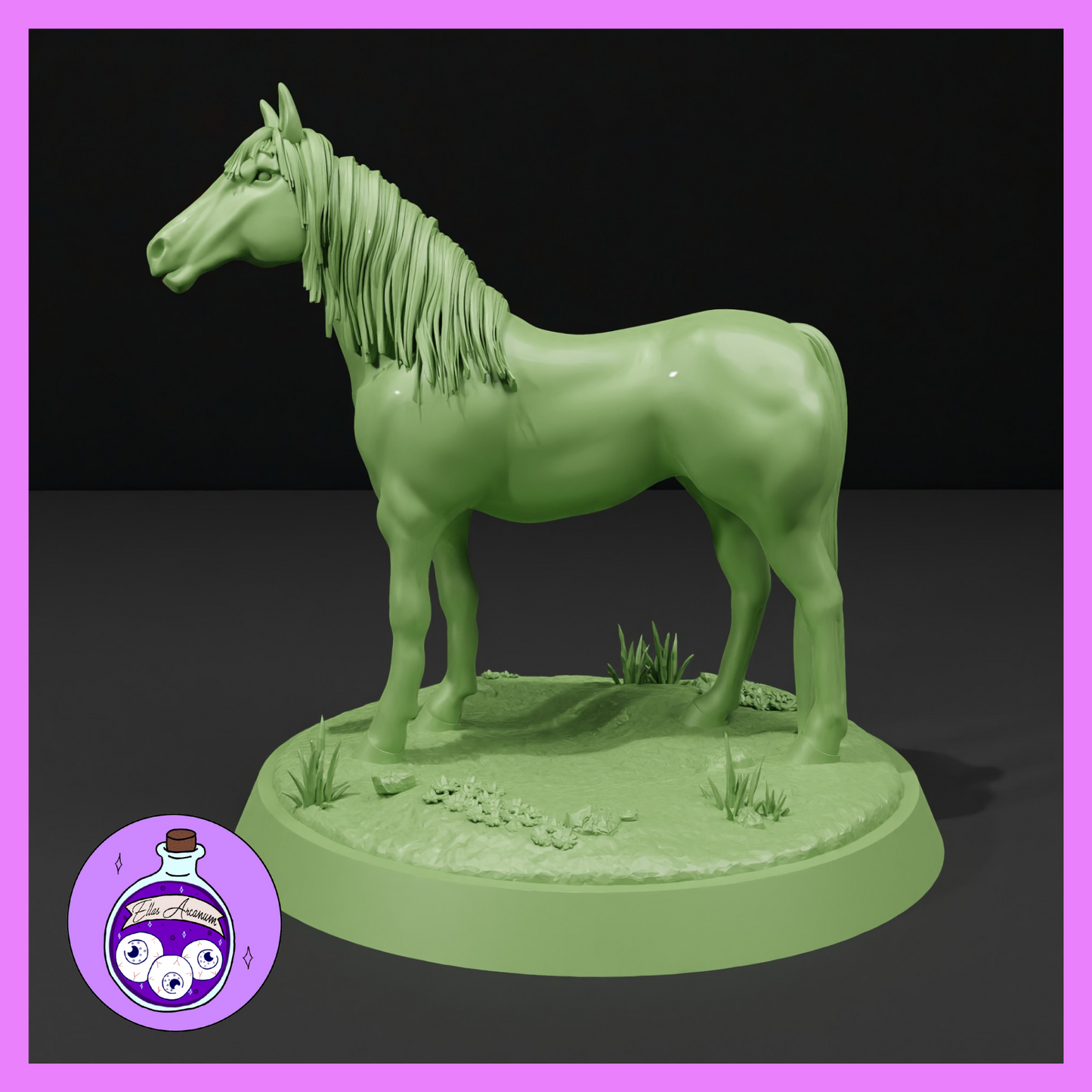 Dungeons & Dragons Horse Miniature
