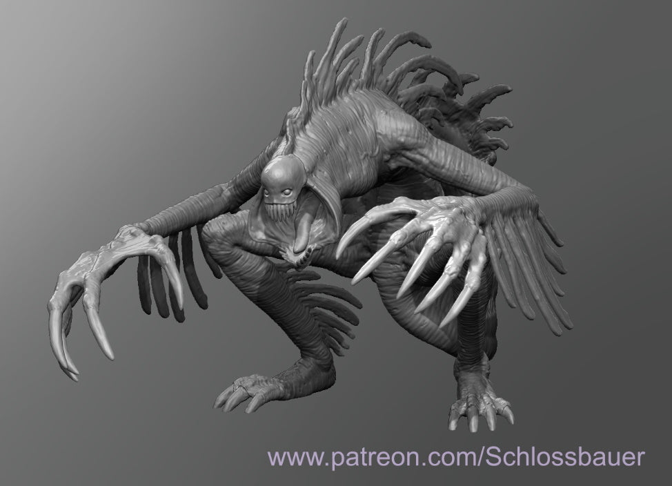 Dungeons & Dragons Huge Deep One Miniature