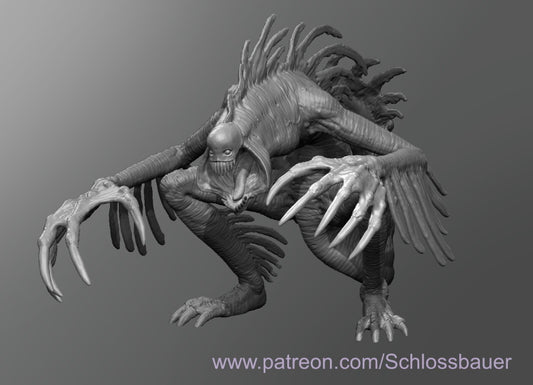 Dungeons & Dragons Huge Deep One Miniature