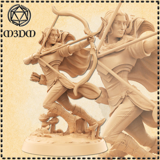 Dungeons & Dragons Human Archer Miniature