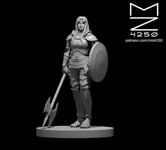 Dungeons & Dragons Human Female Artificer Fighter Miniature