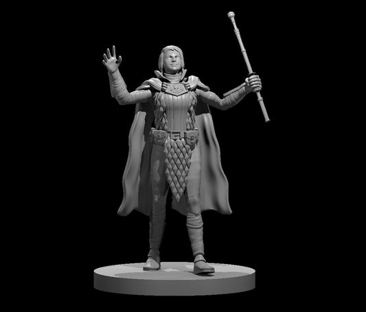 Dungeons & Dragons Human Female Eldritch Warlock Miniature