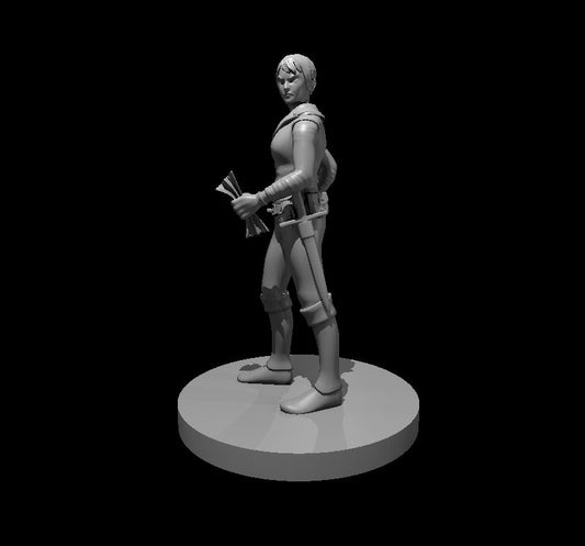Dungeons & Dragons Human Female Forgery Rogue Miniature