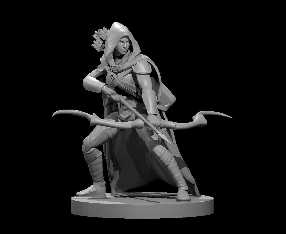 Dungeons & Dragons Human Female Ranger Miniature