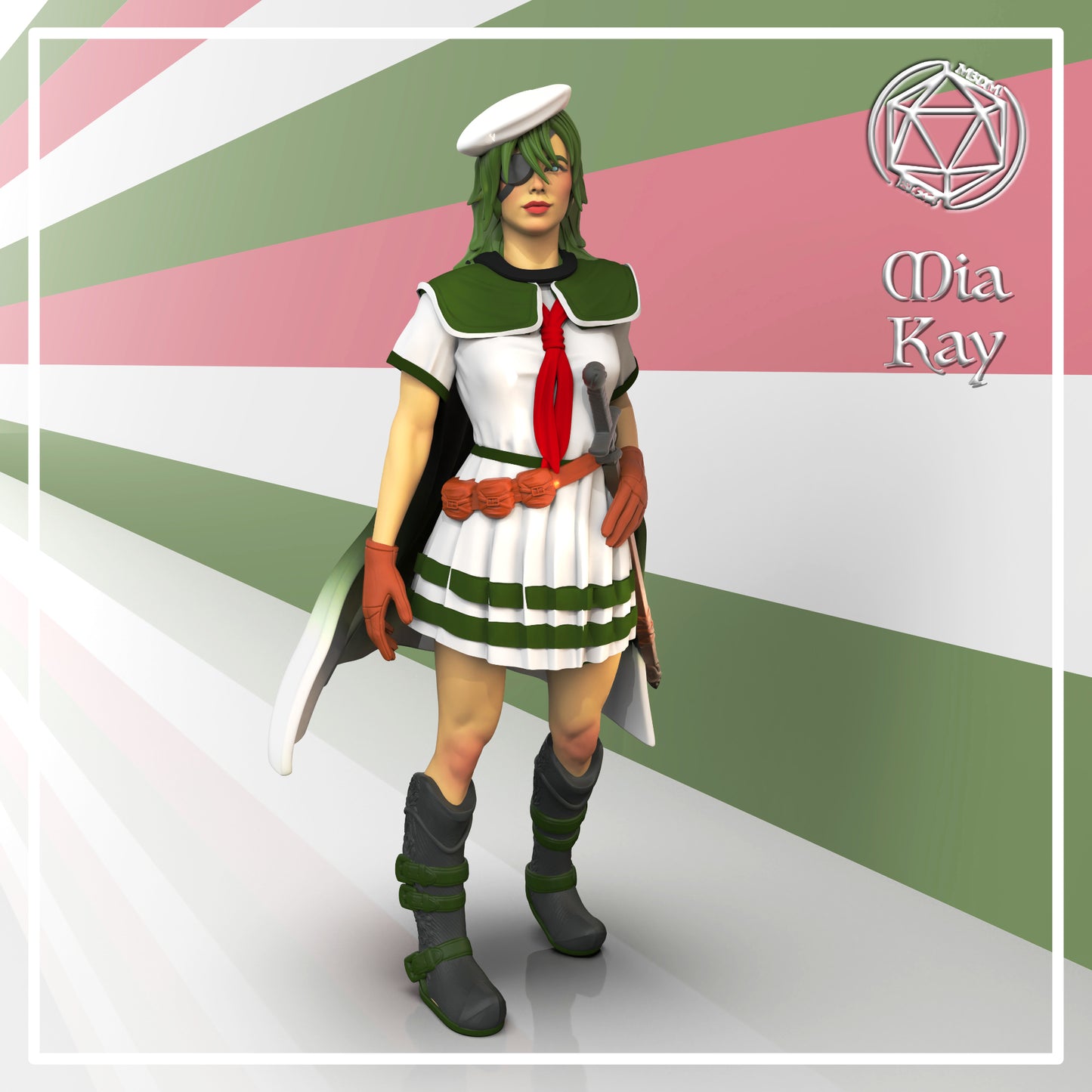 Dungeons & Dragons Human Female Rogue Miniature