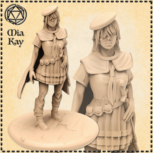 Dungeons & Dragons Human Female Rogue Miniature