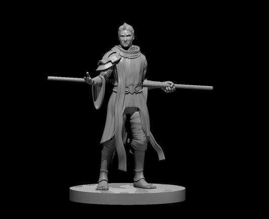 Dungeons & Dragons Human Male Monk Miniature