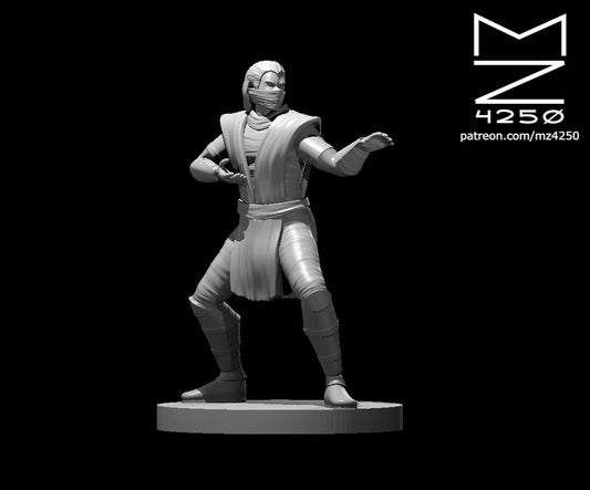 Dungeons & Dragons Human Male Monk Miniature