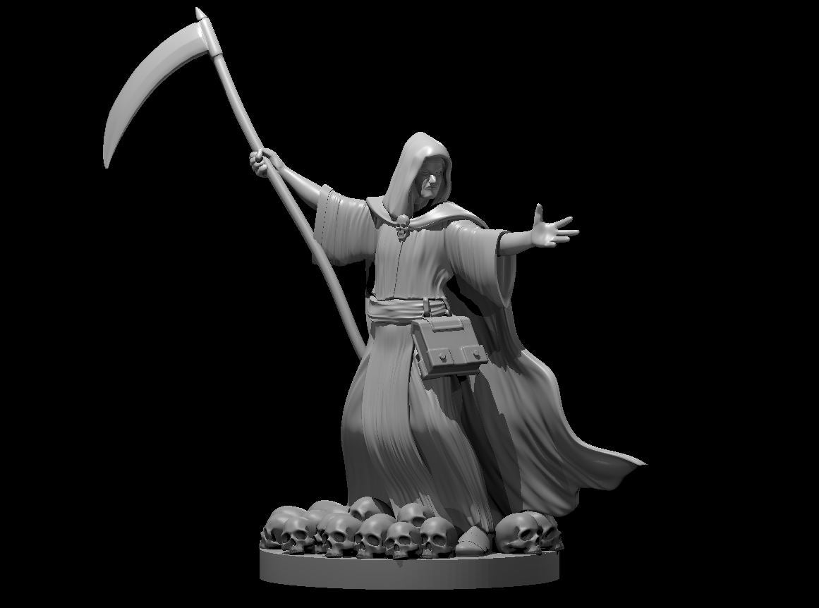 Dungeons & Dragons Human Male Necromancer Wizard Miniature