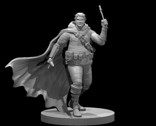 Dungeons & Dragons Human Male Rogue Festively Plump Miniature