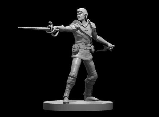 Dungeons & Dragons Human Male Swashbuckler Miniature