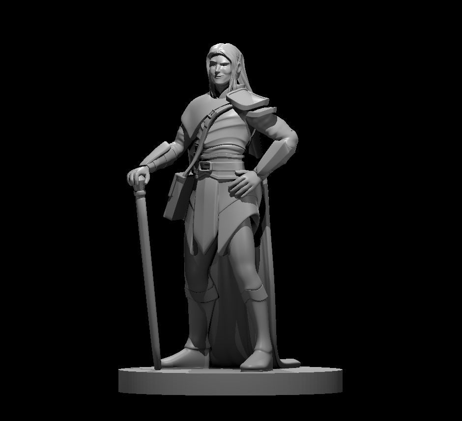 Dungeons & Dragons Human Male Transmuter Wizard Miniature