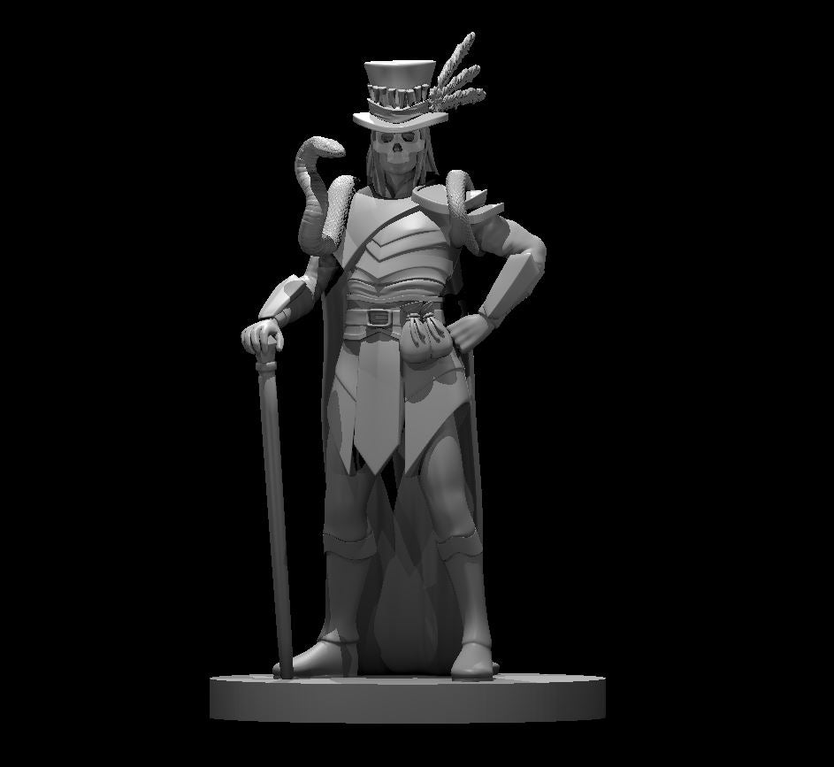 Dungeons & Dragons Human Male Voodoo Necromancer Miniature