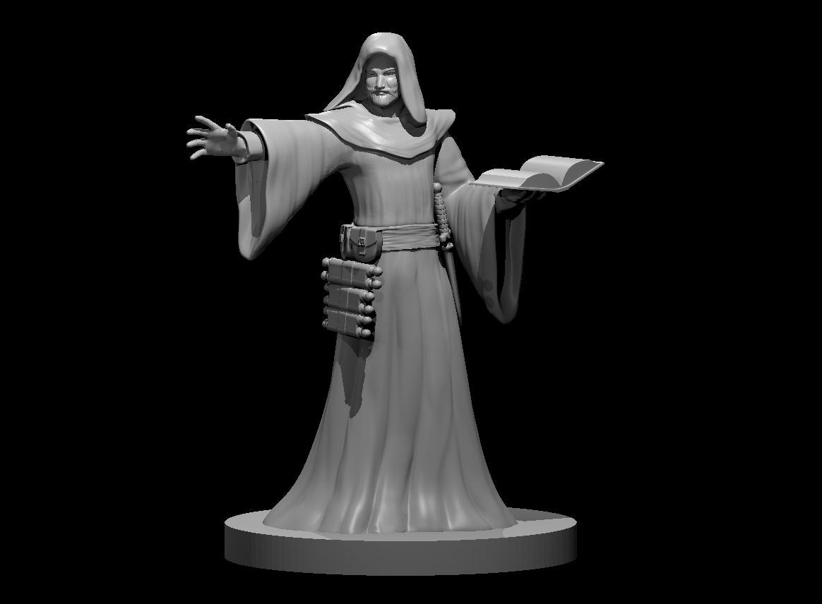 Dungeons & Dragons Human Male Wizard Miniature
