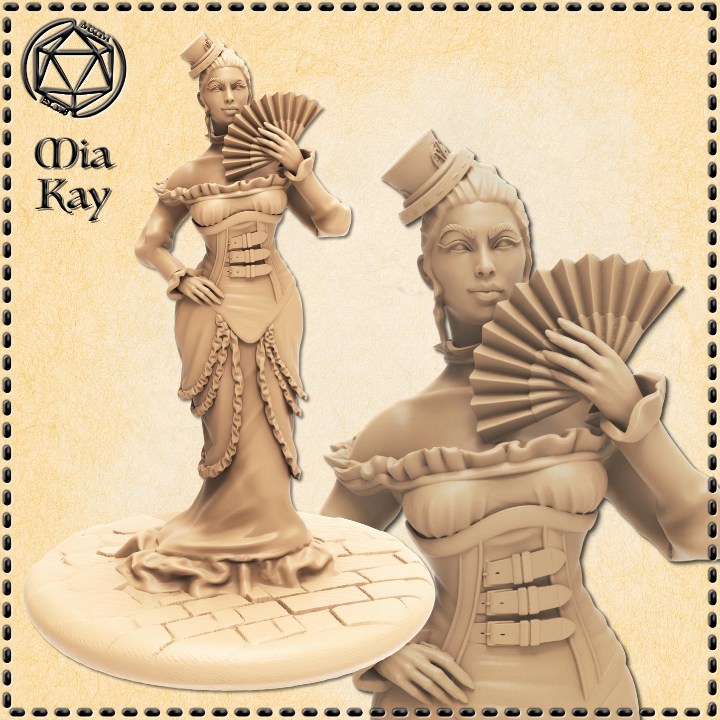 Dungeons & Dragons Female Human Noble Miniature