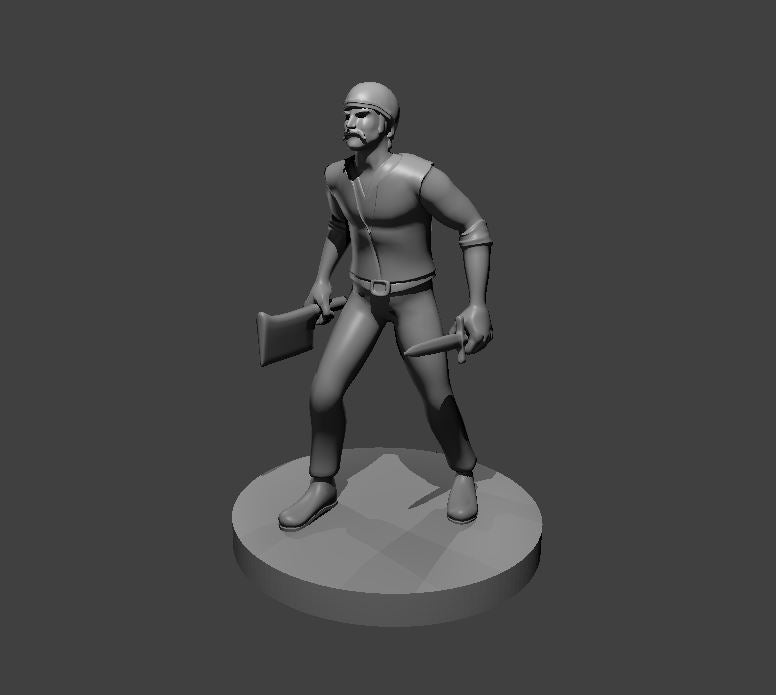 Dungeons & Dragons Human Street Ruffian Miniature