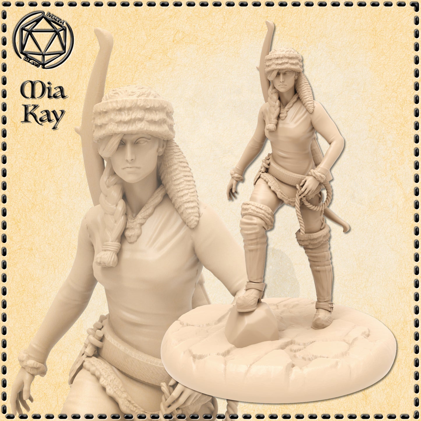 Dungeons & Dragons Human Trapper Miniature