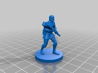 Dungeons & Dragons Human War Cleric in Chainmail with Hammer Miniature