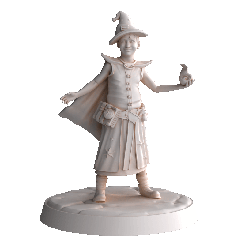 Dungeons & Dragons Human Wizard Child Miniature