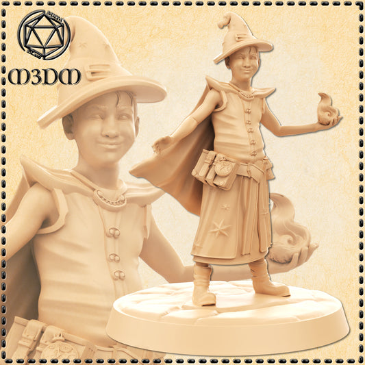 Dungeons & Dragons Human Wizard Child Miniature